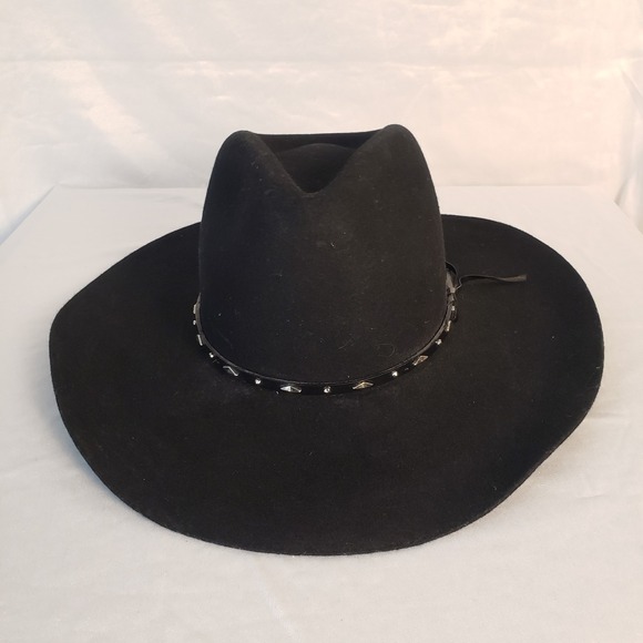 Other - MHT Master Hatters‎ Of Texas Western Cowboy Hat Black 3X Beaver Blend Size 6 7/8